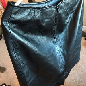 Leather Skirt